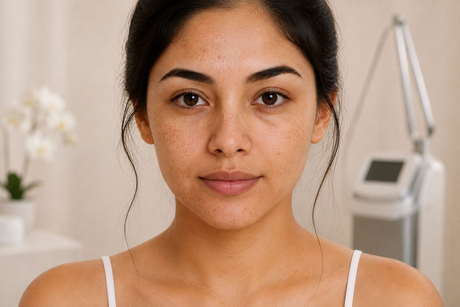 HydraFacial before treatment